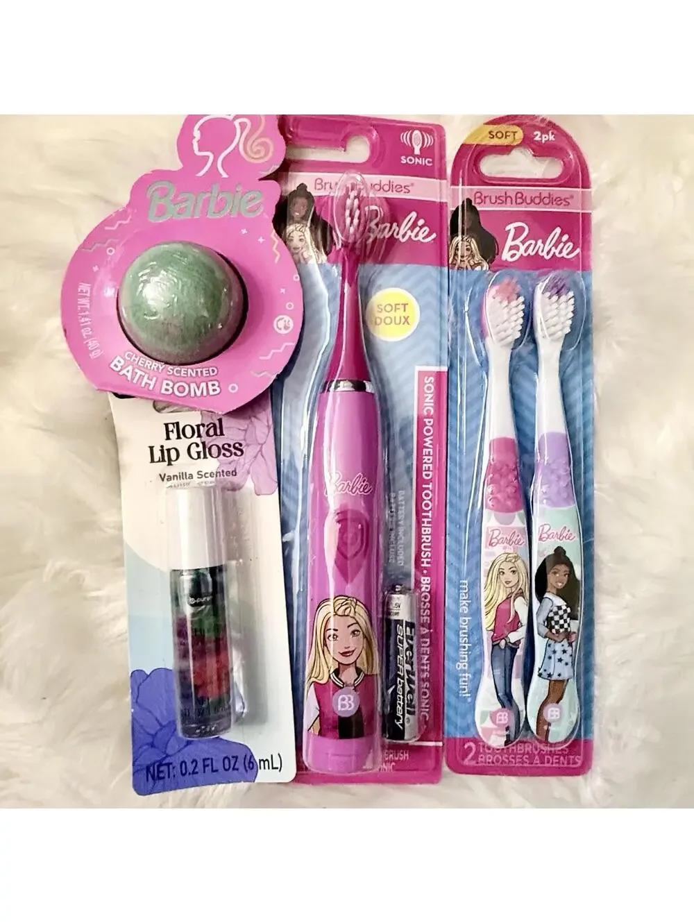 Little girls BarbieCor Bathroom accessories Tooth & Tub